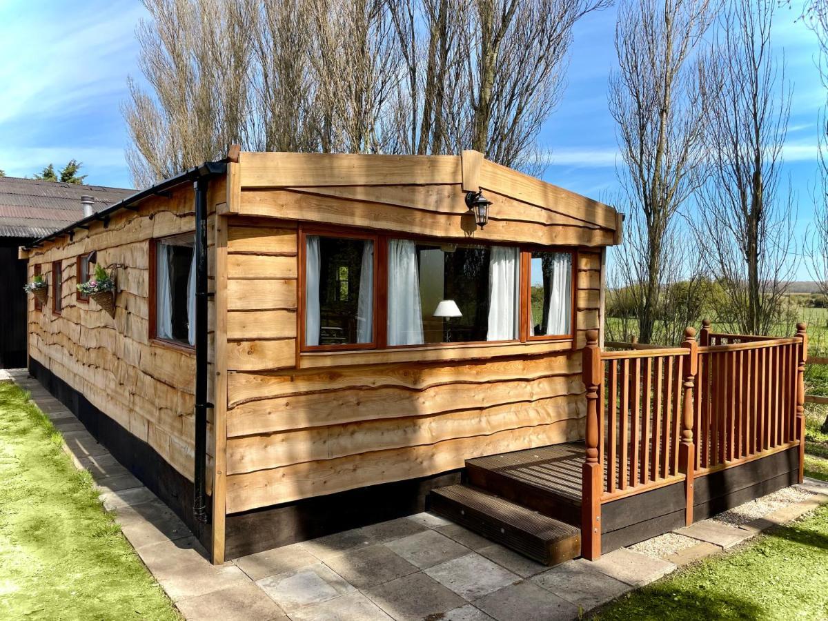 Poplar Lodge Log Caravan Kirkby on Bain Buitenkant foto